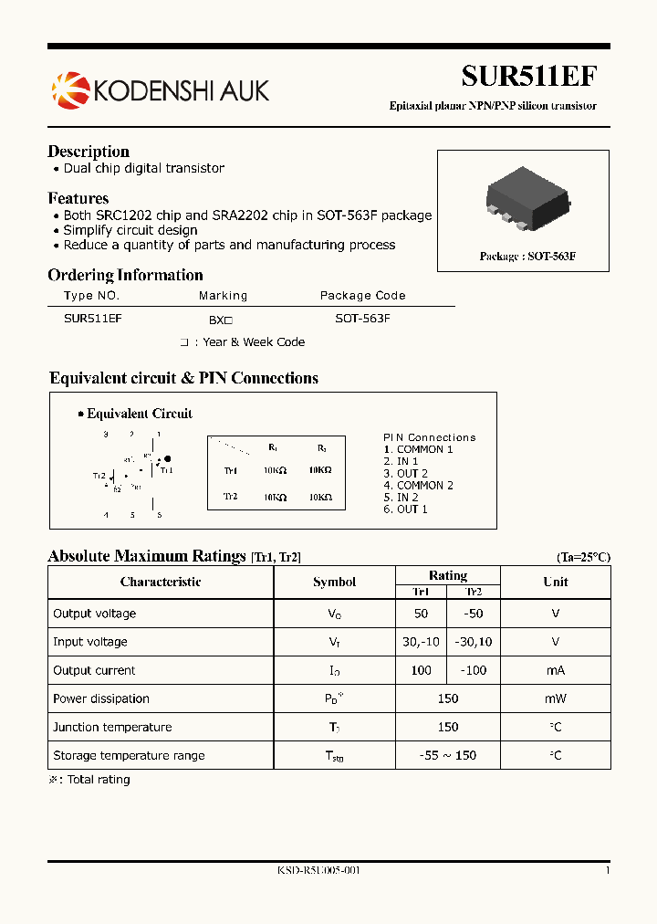 SUR511EF_2029912.PDF Datasheet