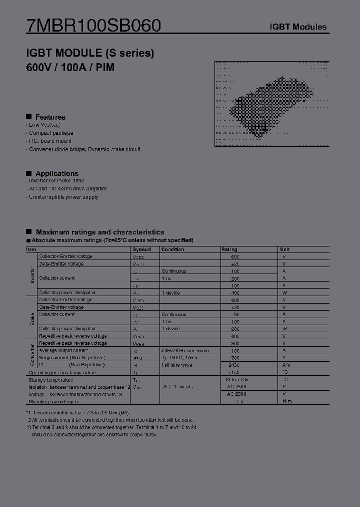 7MBR100SB060_2035691.PDF Datasheet