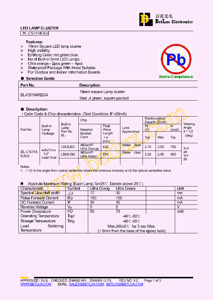BL-CS19AR2G4_2038365.PDF Datasheet