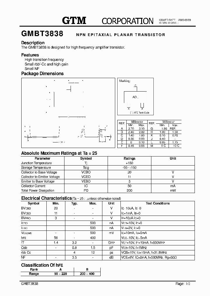 GMBT3838_2043609.PDF Datasheet