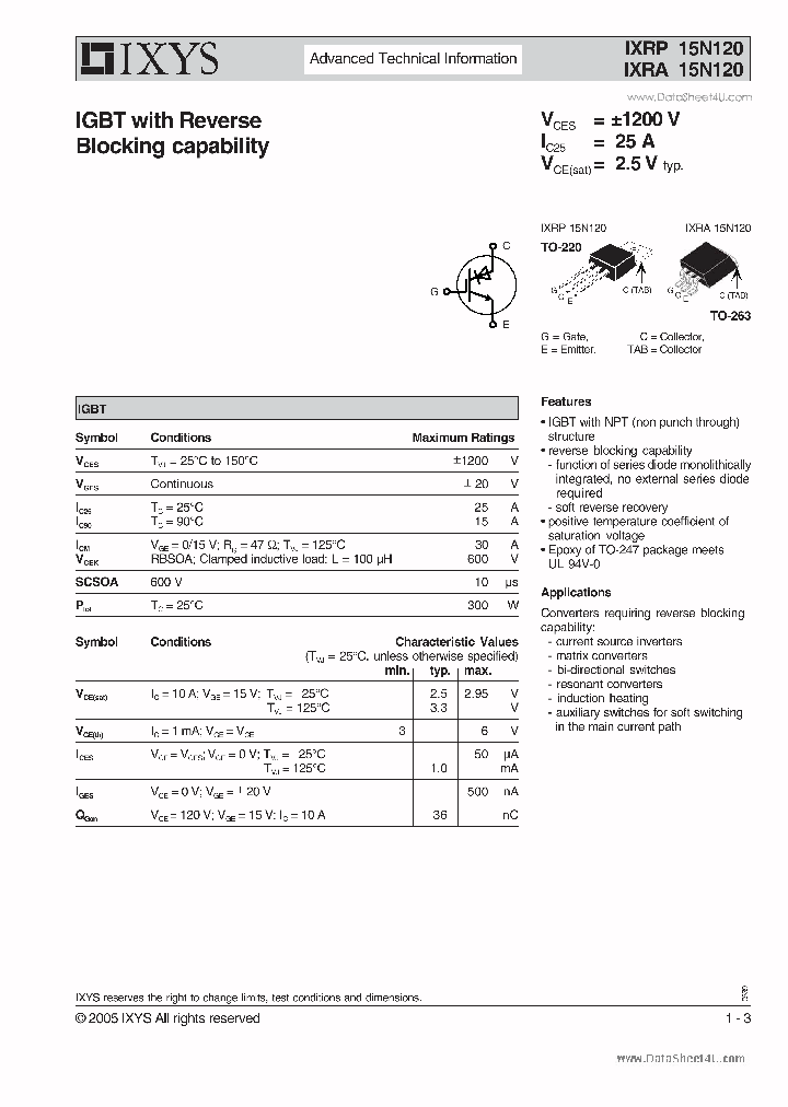 IXRA15N120_2081228.PDF Datasheet