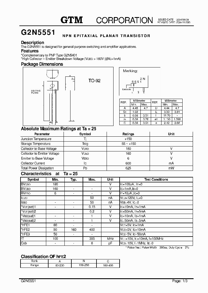 G2N5551_2088045.PDF Datasheet