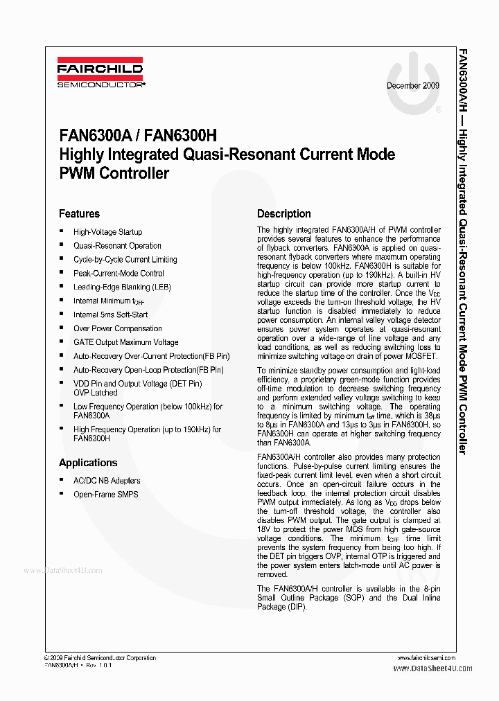 FAN6300A_2092821.PDF Datasheet