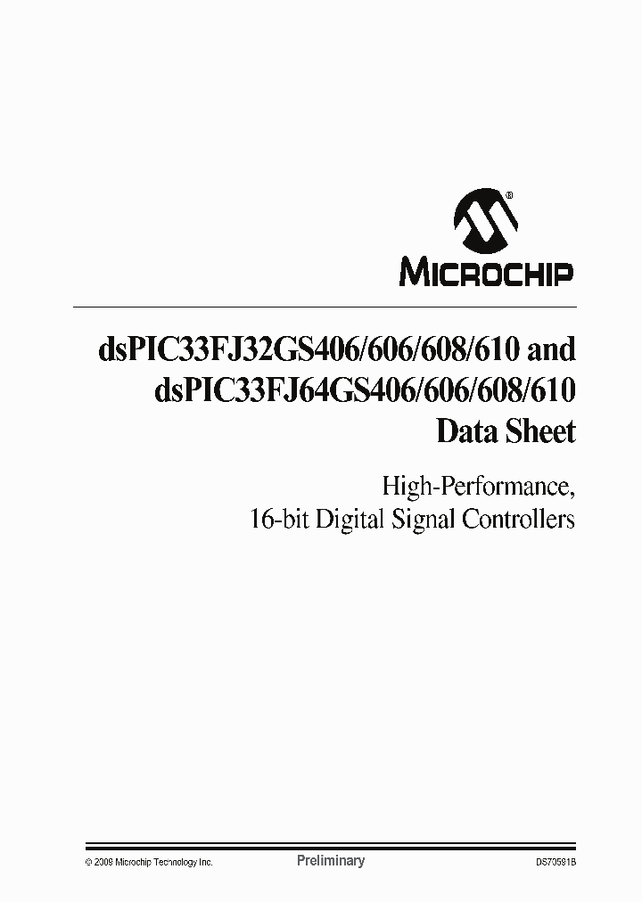 DSPIC33FJ32GS610_2094318.PDF Datasheet