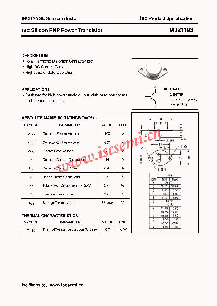 MJ21193_2094919.PDF Datasheet