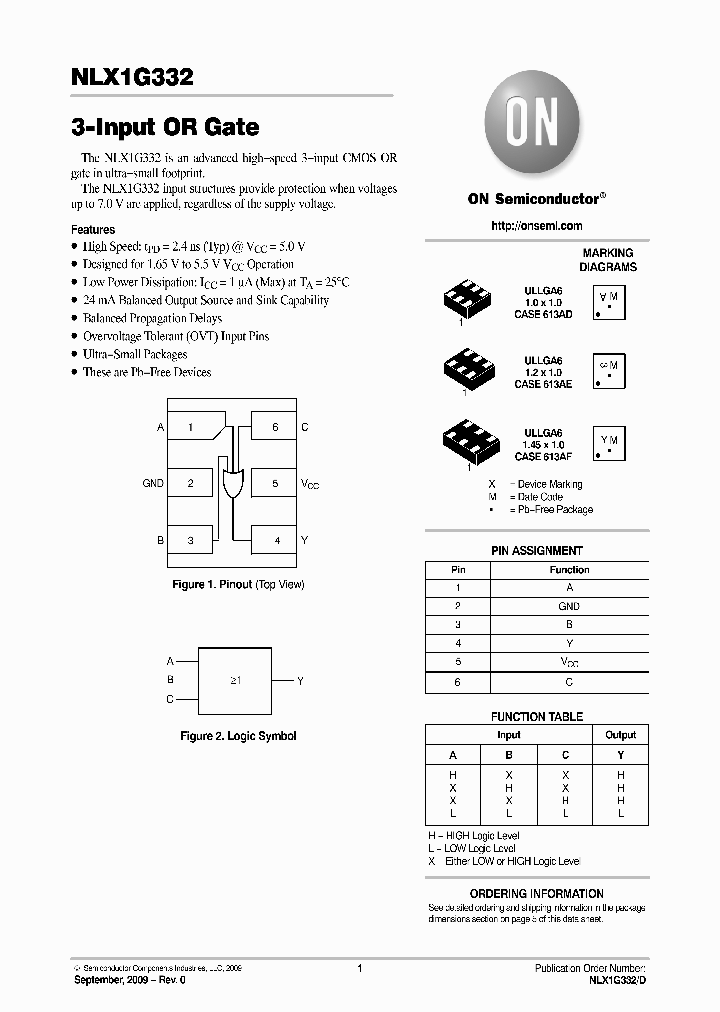 NLX1G332BMX1TCG_2098463.PDF Datasheet