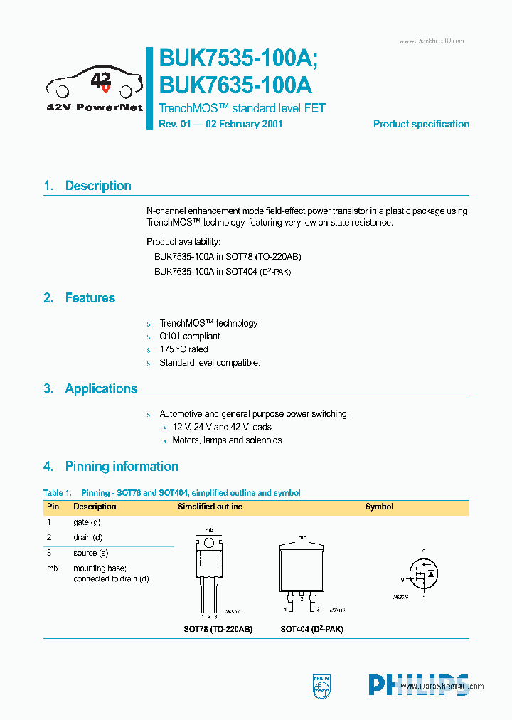 BUK7535-100A_2099234.PDF Datasheet