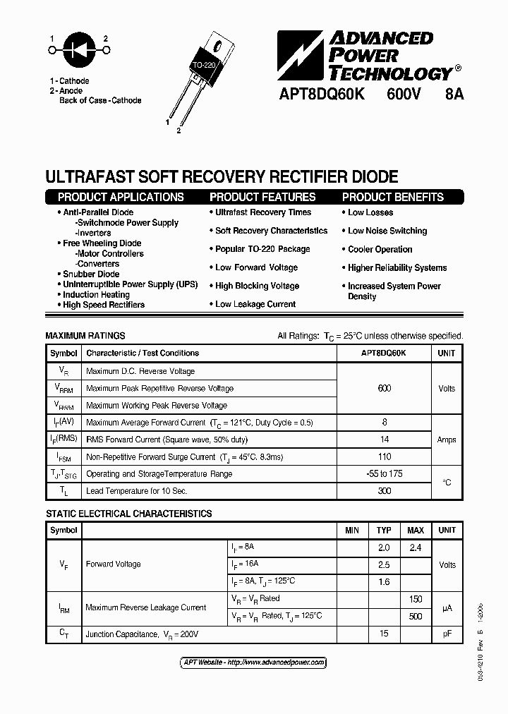 APT8DQ60K_2106371.PDF Datasheet