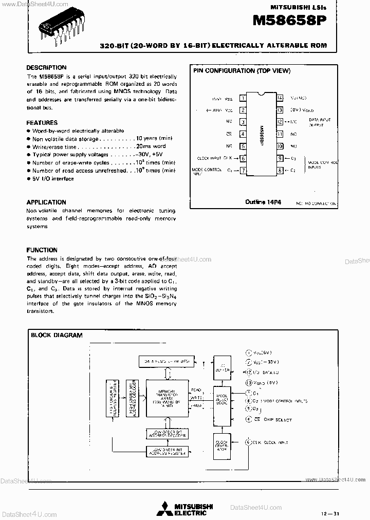 M58658P_2105949.PDF Datasheet
