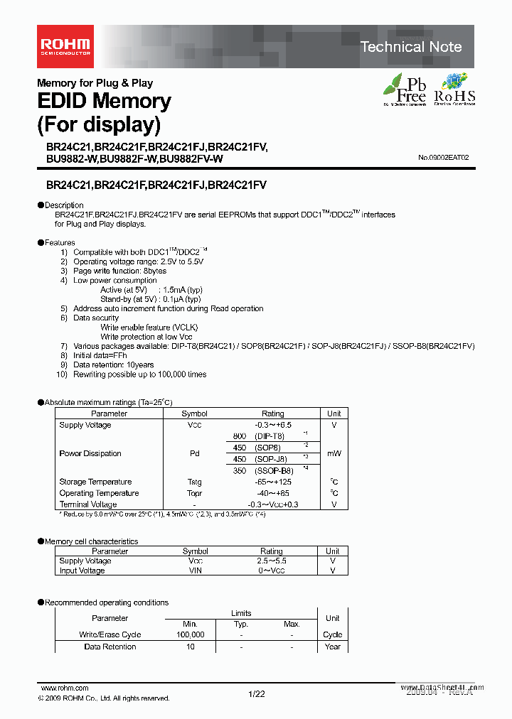 BR24C21F_2107823.PDF Datasheet