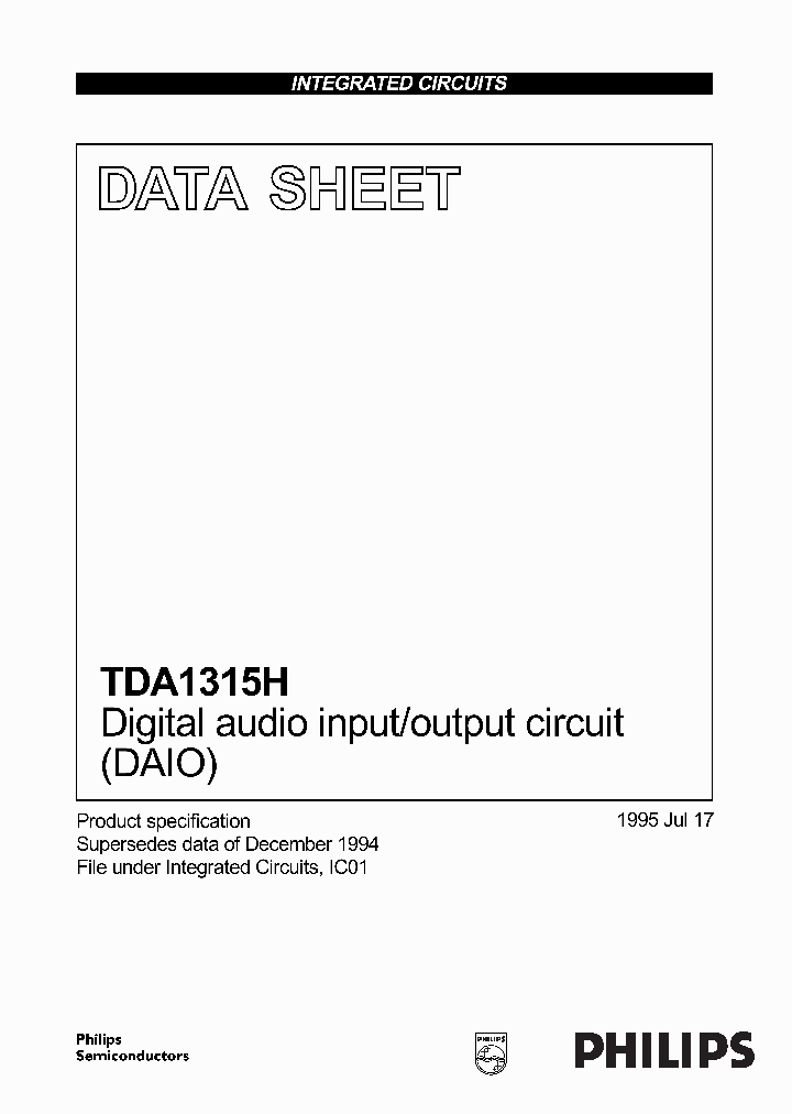 TDA1315_2117008.PDF Datasheet