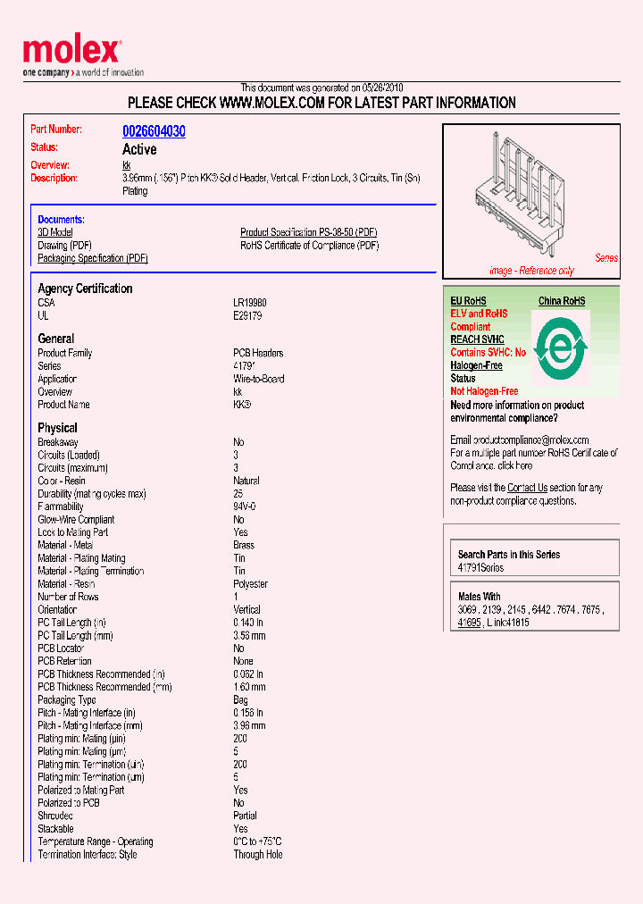 26-60-4030_2120854.PDF Datasheet