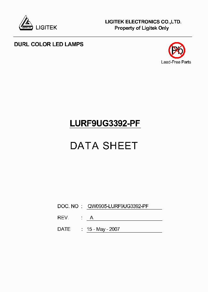 LURF9UG3392-PF_2128356.PDF Datasheet