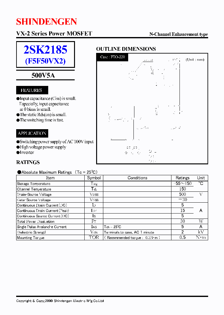 2SK2185_2138756.PDF Datasheet