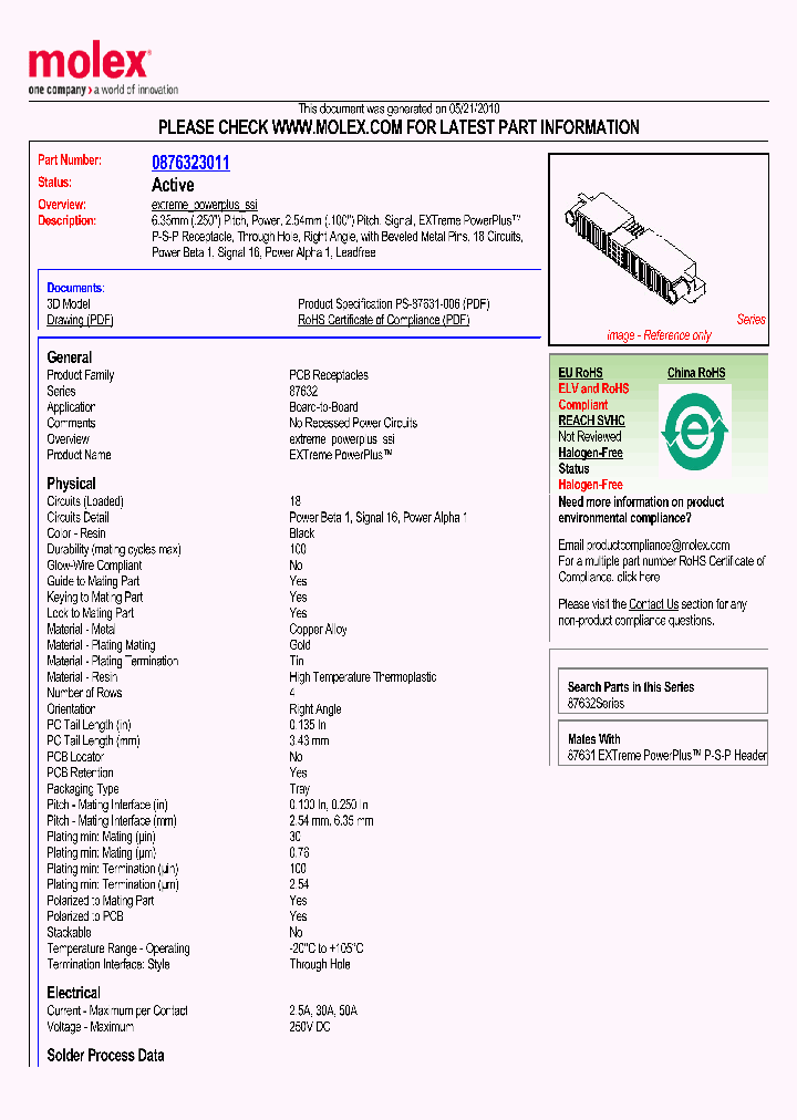 87632-3011_2163720.PDF Datasheet