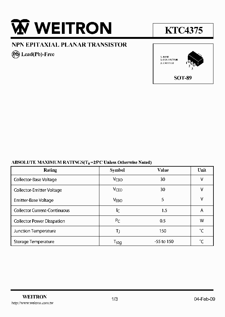 KTC4375_2172880.PDF Datasheet