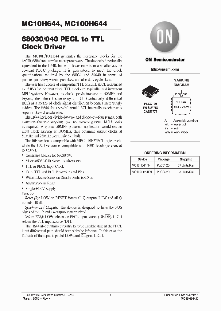 MC10H644-D_2211690.PDF Datasheet