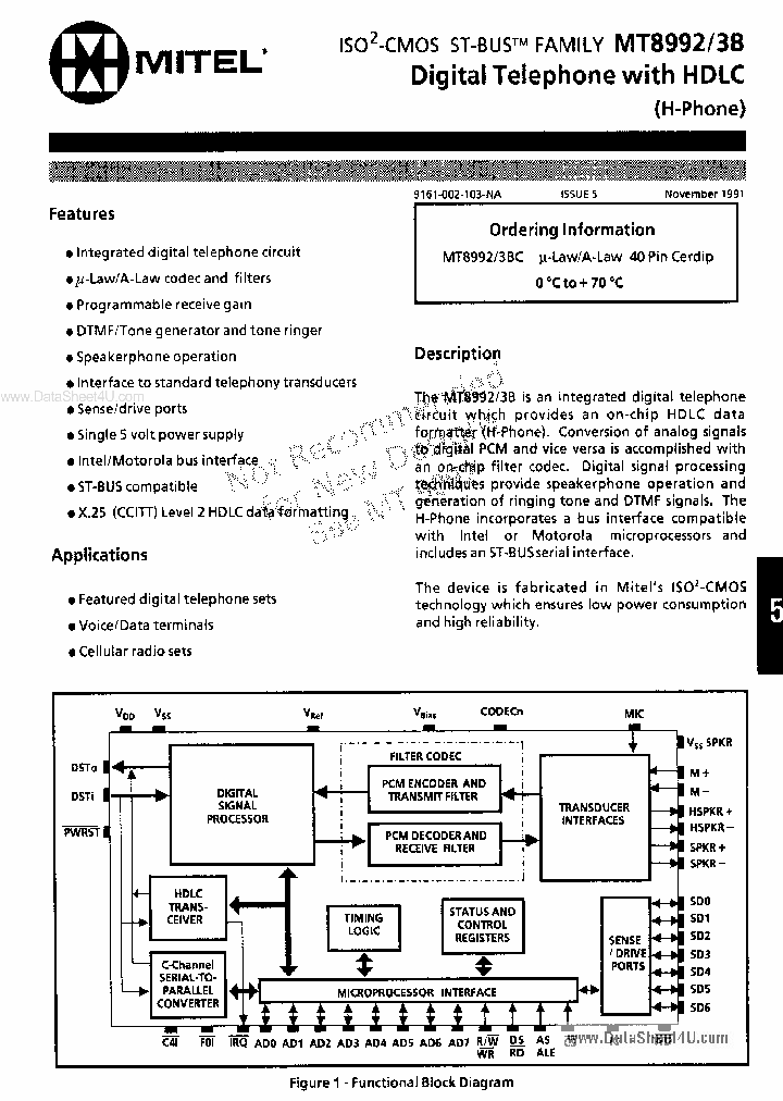 MT8992B_2218586.PDF Datasheet