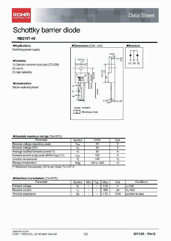 RB215T-4011_2222975.PDF Datasheet
