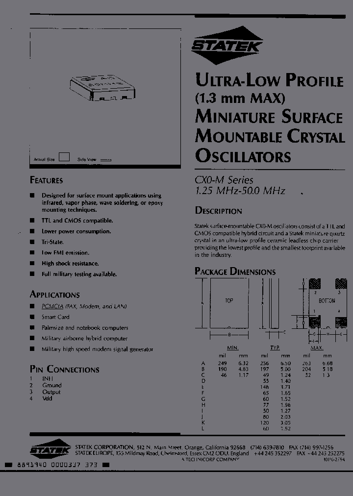 CXO-M125MHZBM_2228448.PDF Datasheet