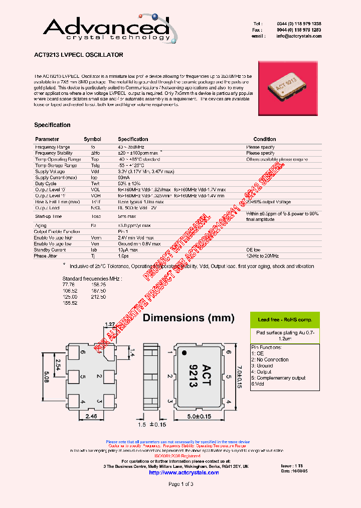 ACT9213_2231279.PDF Datasheet