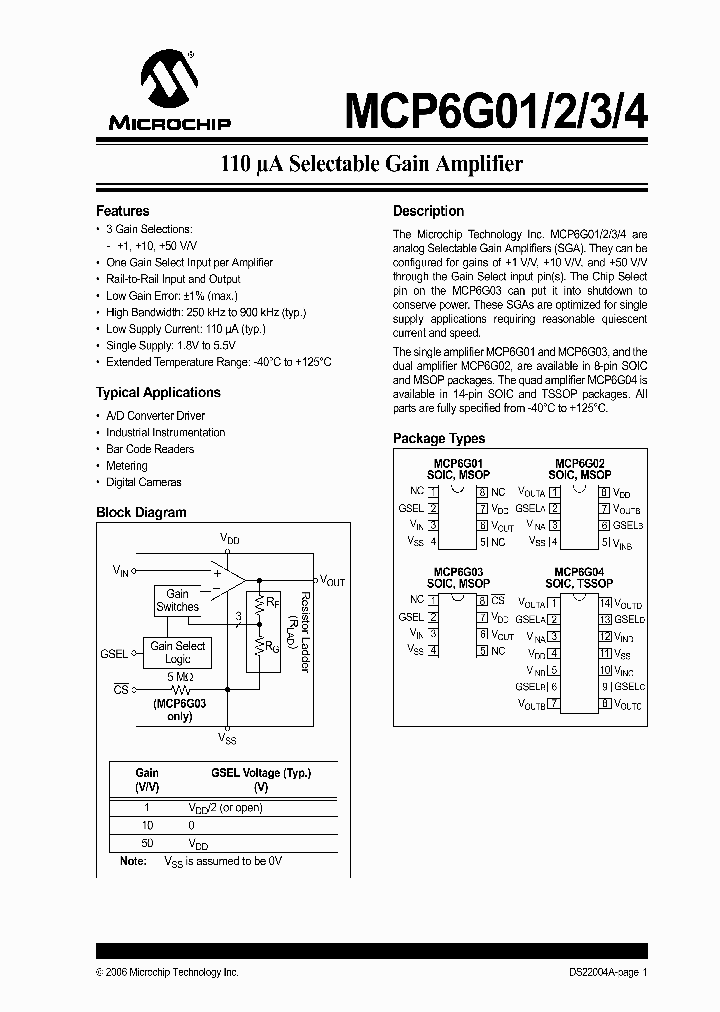 MCP6G01_2252057.PDF Datasheet