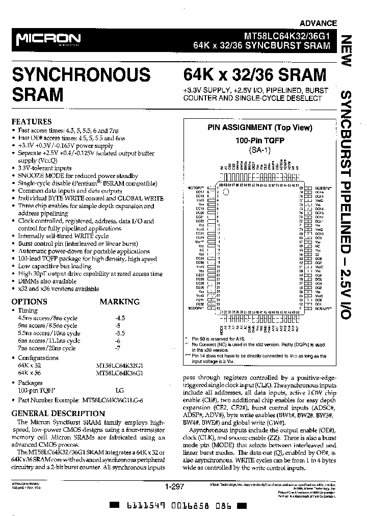 MT58LC64K36G1LG-45_2259292.PDF Datasheet