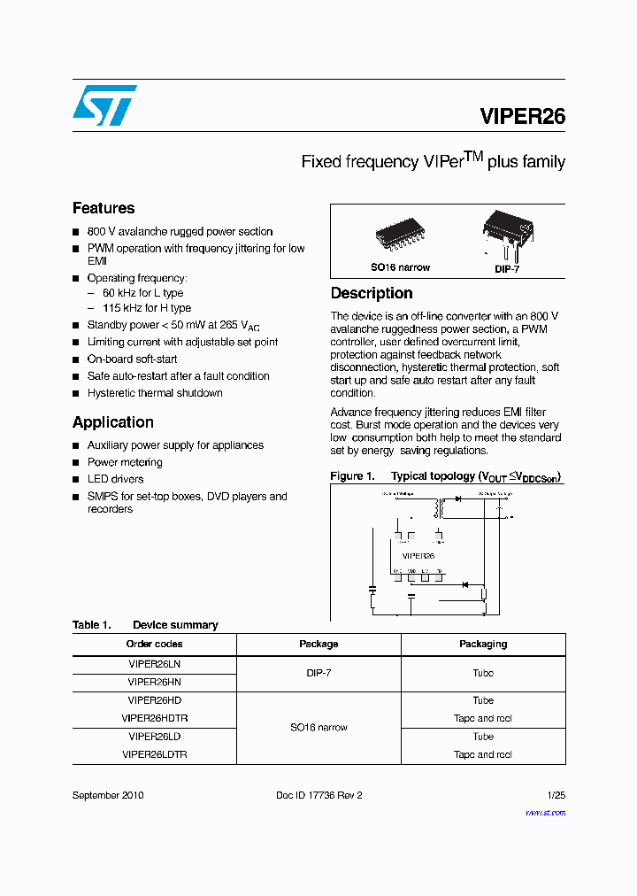 VIPER26_2271898.PDF Datasheet