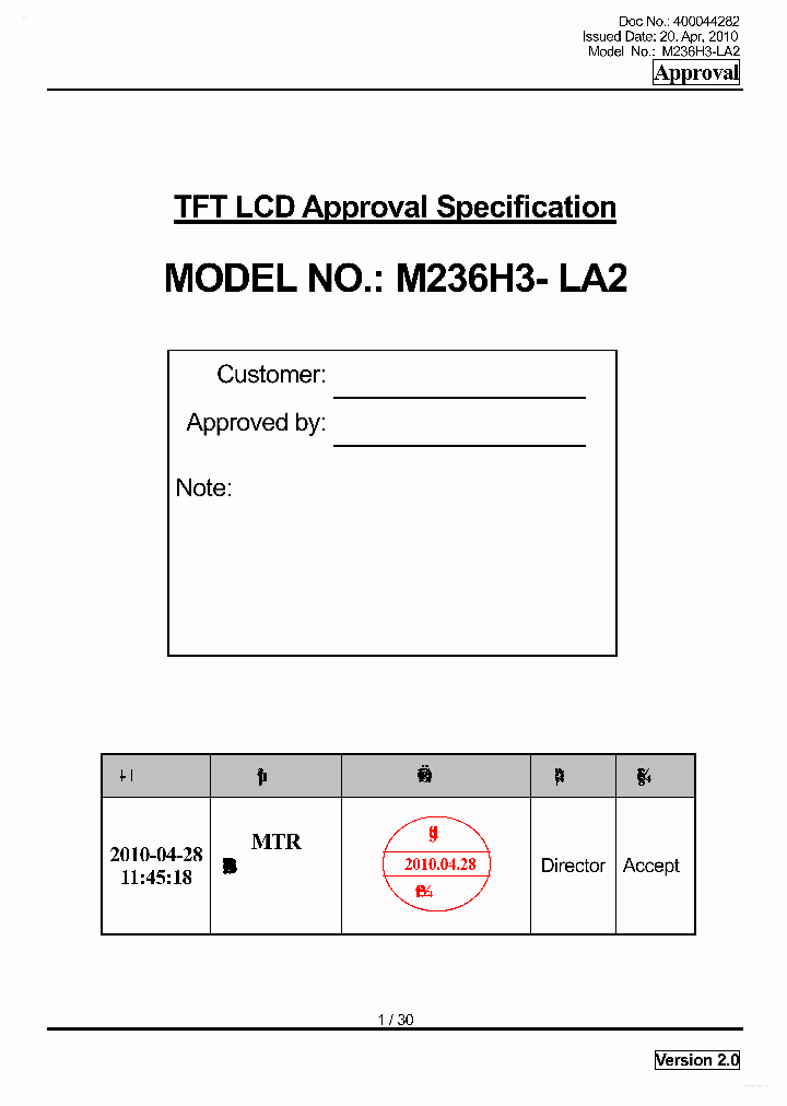 M236H3-LA2_2271637.PDF Datasheet