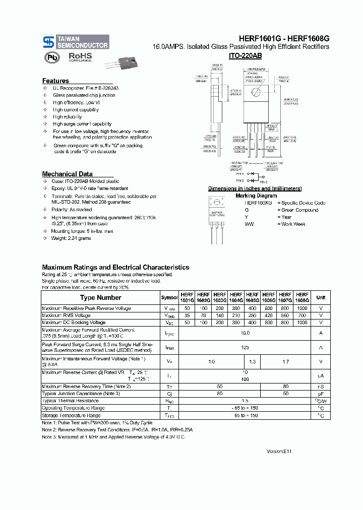 HERF1607G_2272910.PDF Datasheet