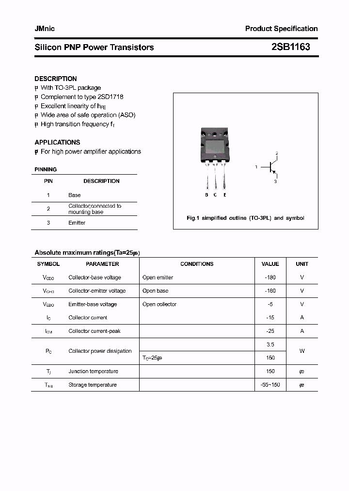 2SB1163_2286417.PDF Datasheet