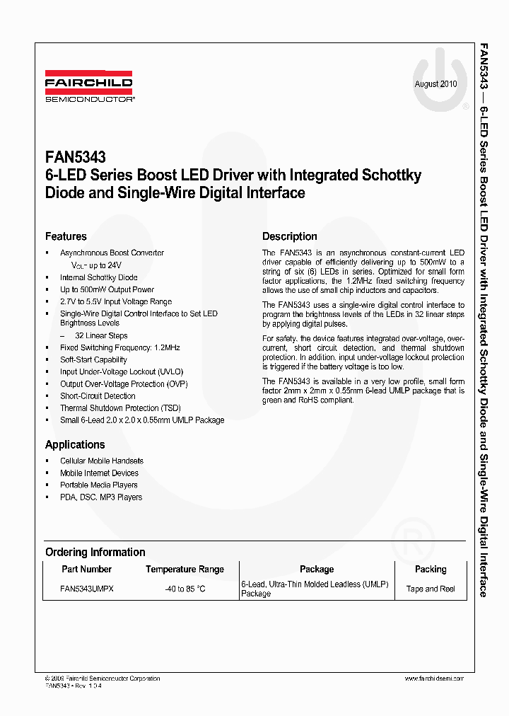 FAN5343_2287234.PDF Datasheet