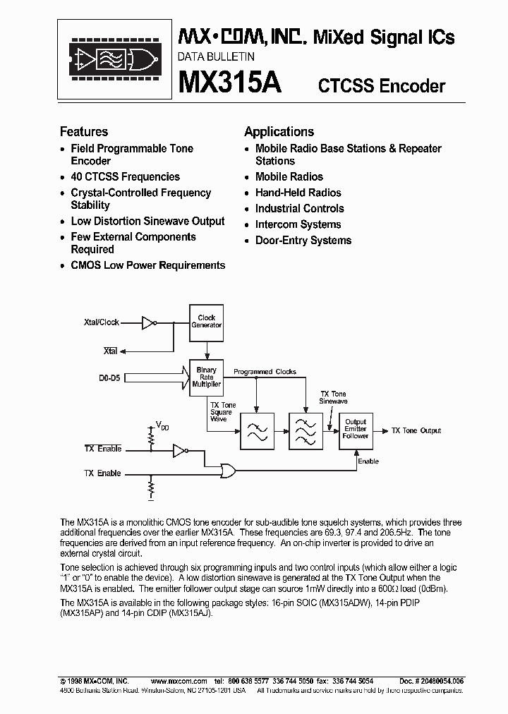 MX315_2296710.PDF Datasheet