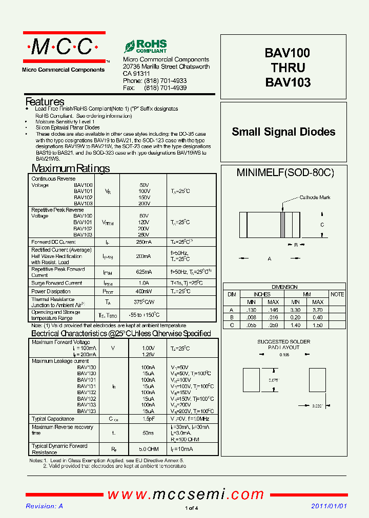 BAV103_2323518.PDF Datasheet