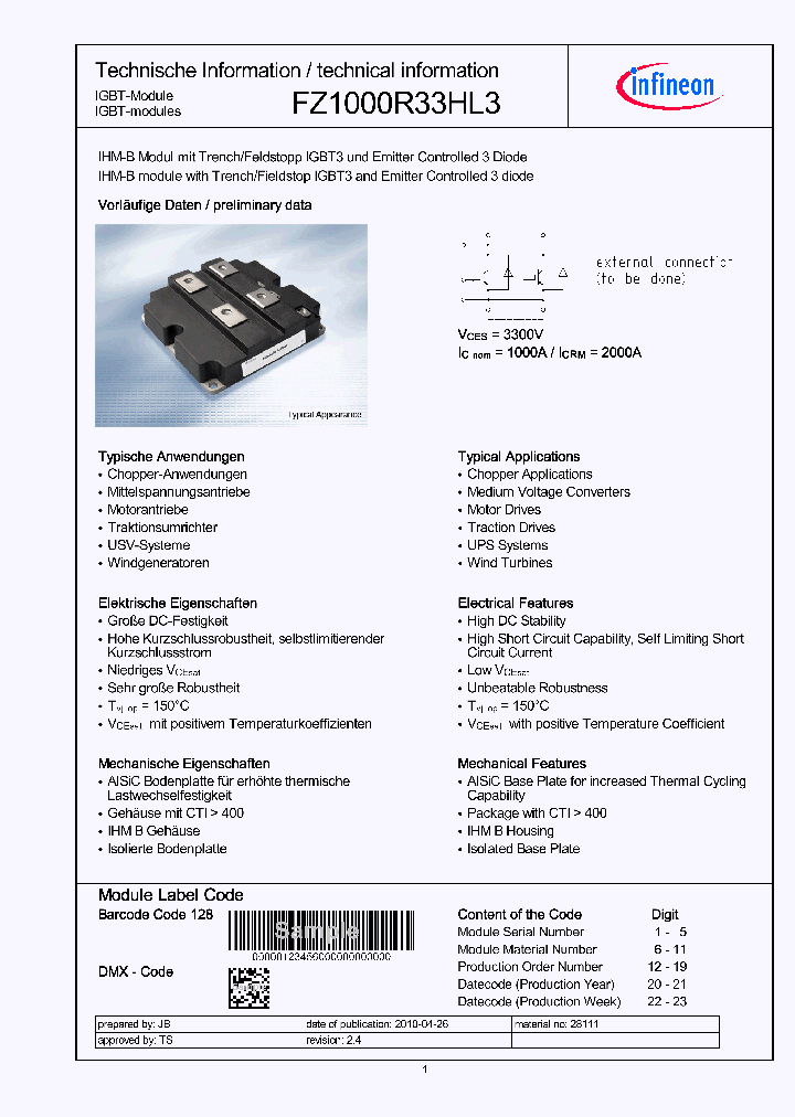 FZ1000R33HL3_2326196.PDF Datasheet