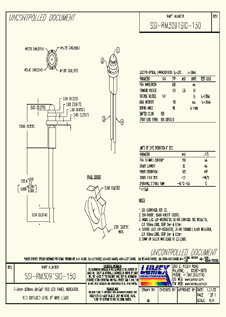 SSI-RM3091SID-150_2326566.PDF Datasheet