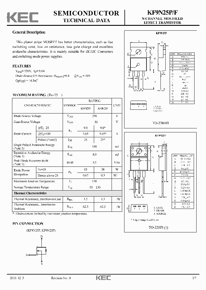 KF9N25F_2363247.PDF Datasheet