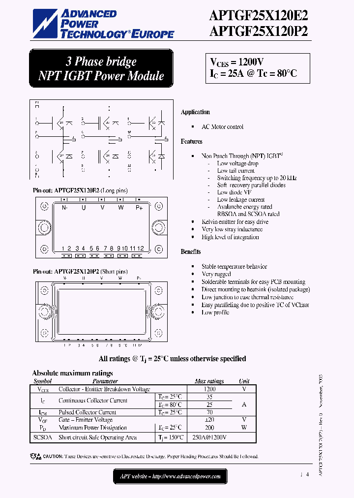 APTGF25X120P2_2377997.PDF Datasheet