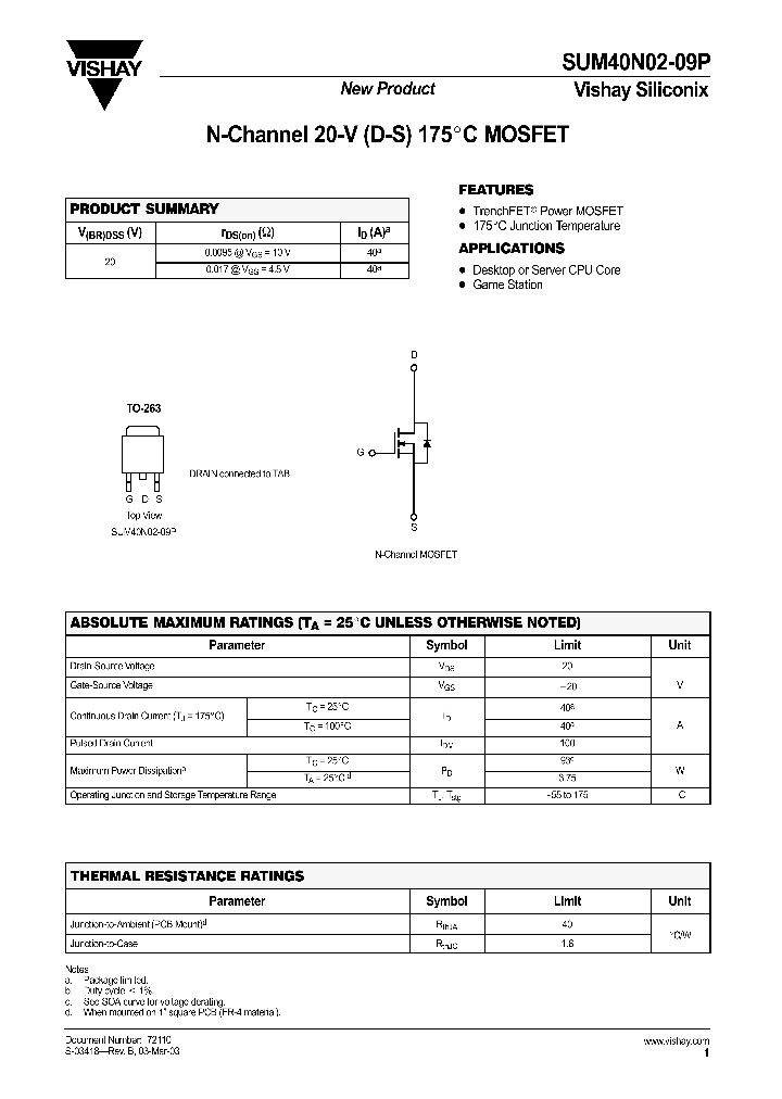 SUM40N02-09P_2380472.PDF Datasheet