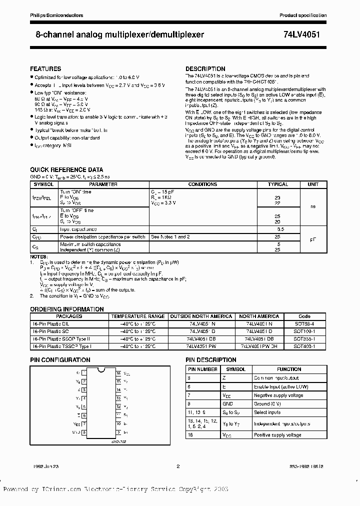 74LV4051DB-T_2398604.PDF Datasheet
