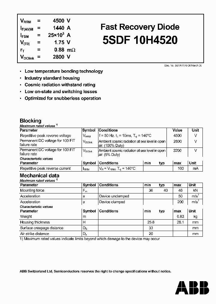 5SDF10H4520_2418105.PDF Datasheet