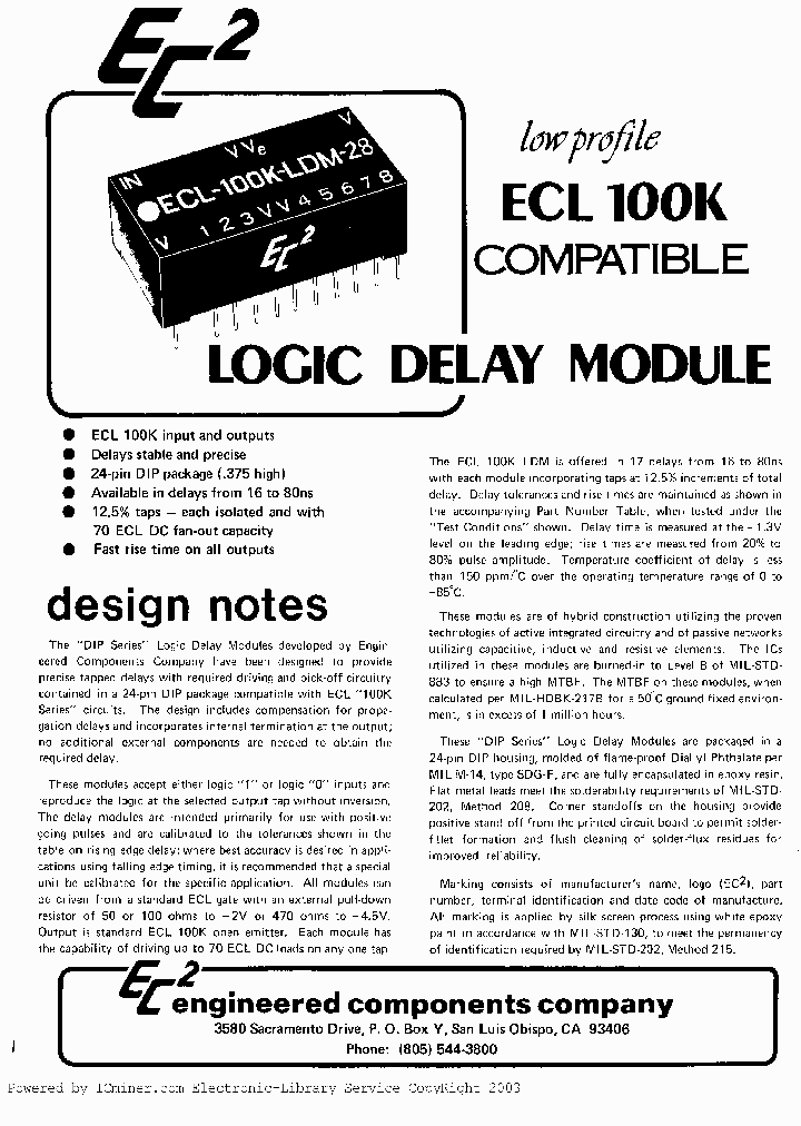 100K-ECL-LDM-80_2437261.PDF Datasheet