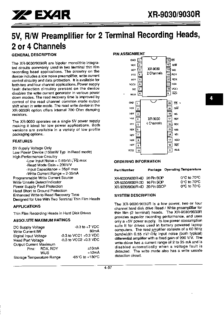 XR-9030R-4D_2445111.PDF Datasheet