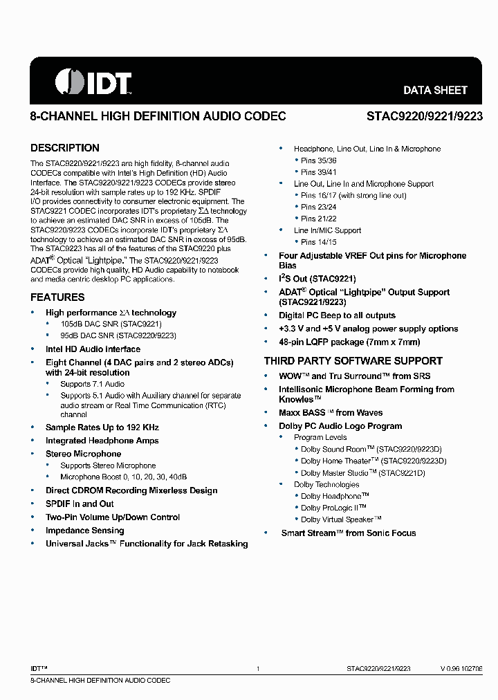 STAC9220X3TAEYYX_2449338.PDF Datasheet