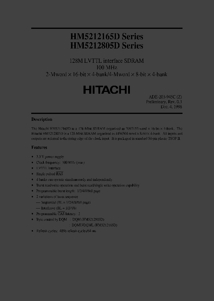 HM5212165D2805D_2463298.PDF Datasheet