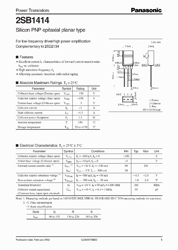 2SB1414_2468874.PDF Datasheet