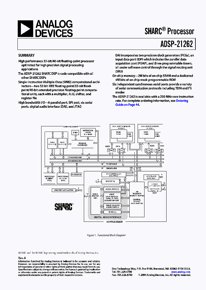 ADSP-21262SKSTZ200_2472682.PDF Datasheet
