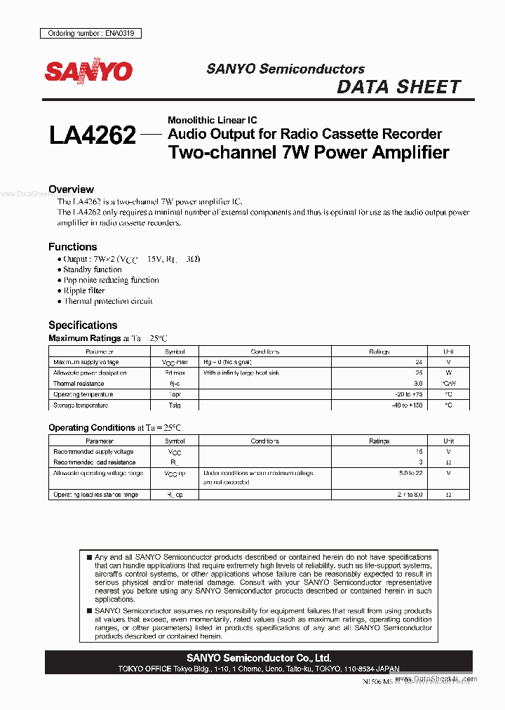 LA4262_2500816.PDF Datasheet