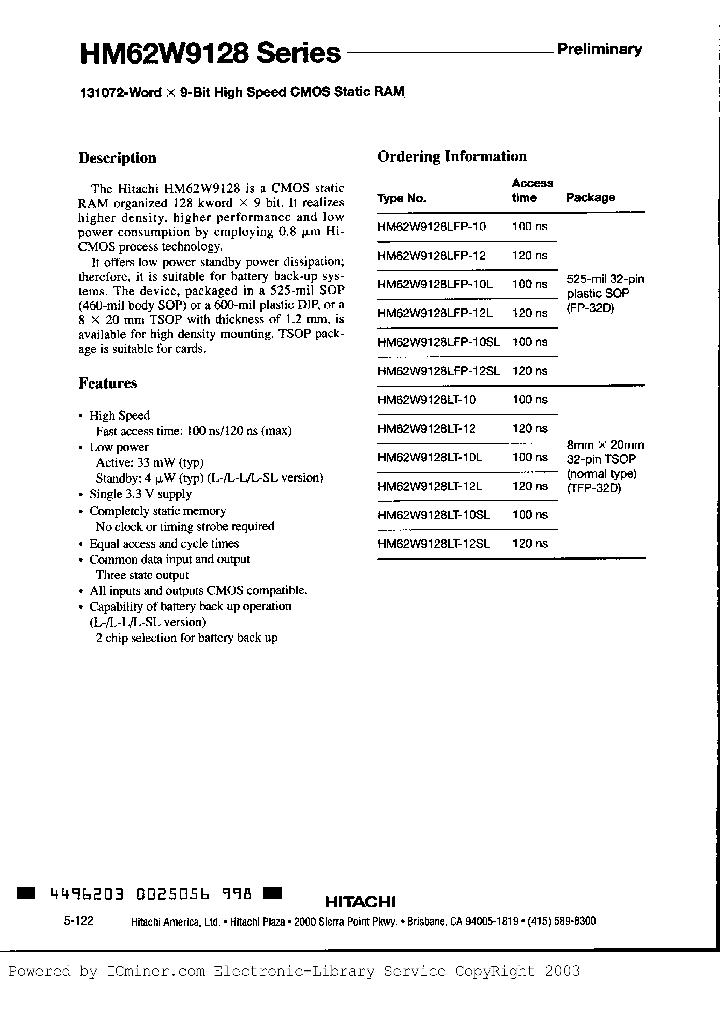 HM62W9128LFP-12SL_2505017.PDF Datasheet