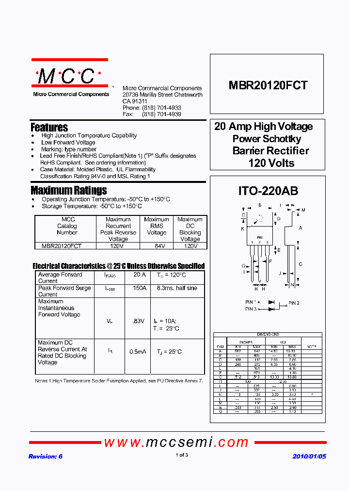 MBR20120FCT_2507493.PDF Datasheet